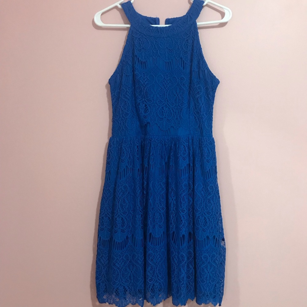 Blue dress